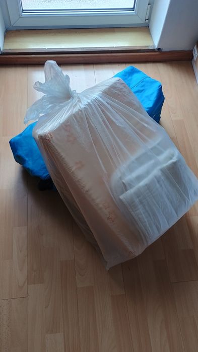 Łóżeczko turystyczne Caratero Medio niebieskie