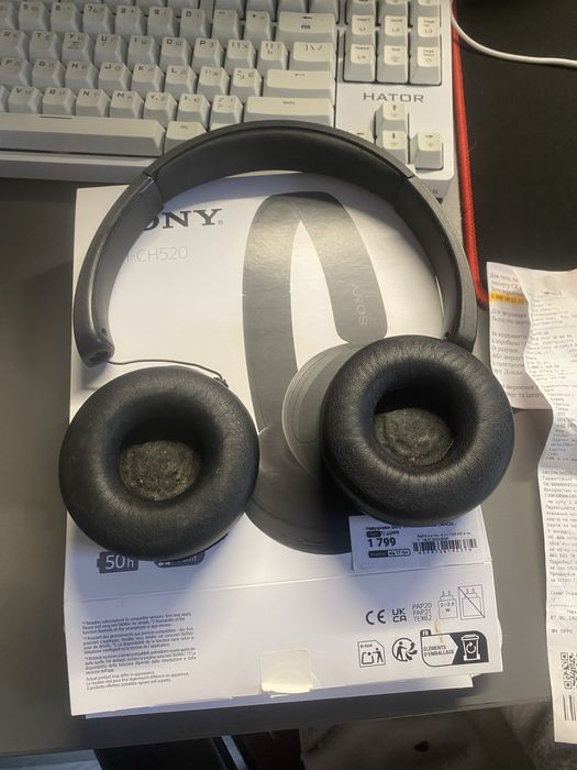 навушники sony wh520 з дефектом