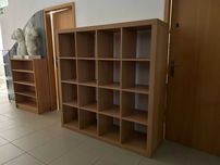 Estante ou divisória cubo, em faia