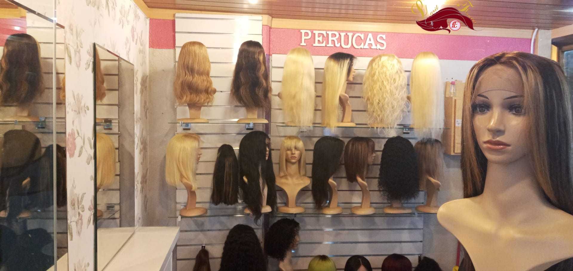 Peruca De cabelo Humano e Natural