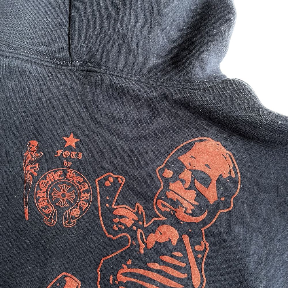 Худі Chrome Hearts Joe Foti Hoodie з срібним брилком