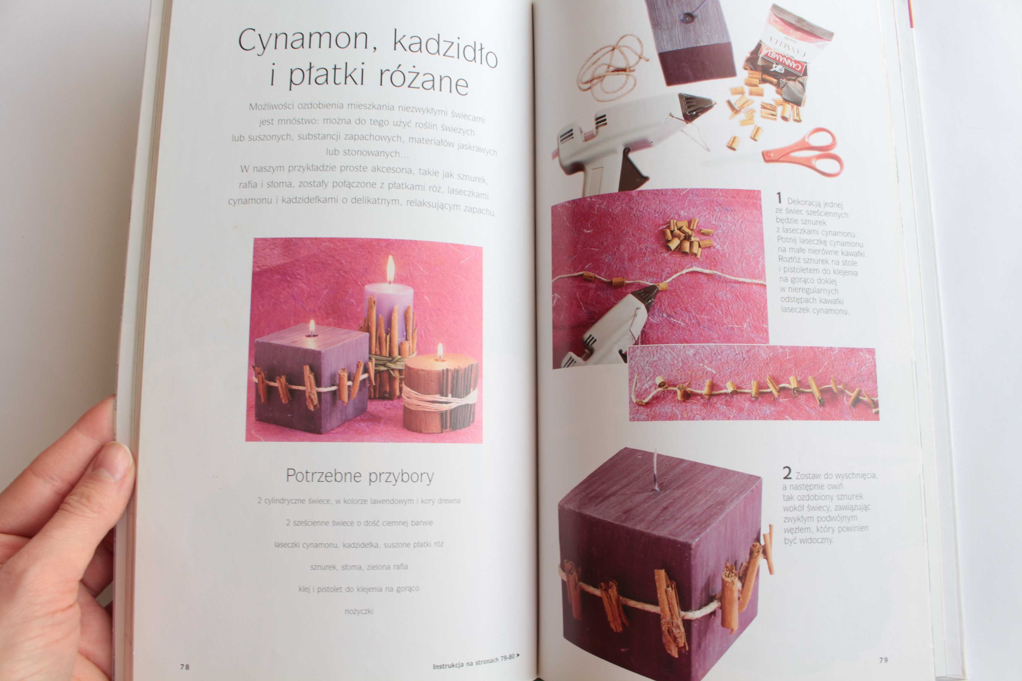 Książka "Zdobienie tkanin i innych materiałów" w twardej oprawie DIY