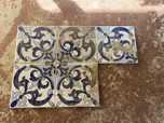 5 azulejos azuis