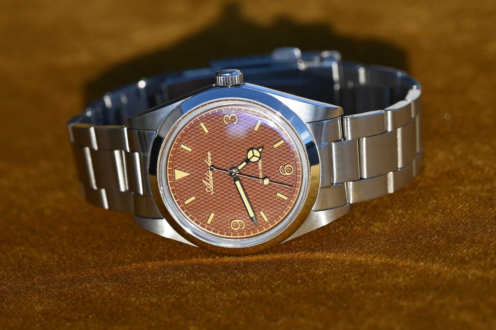 zegarek Addiesdive  kwarc, płynąca sekunda, 36 mm, bdb jakość