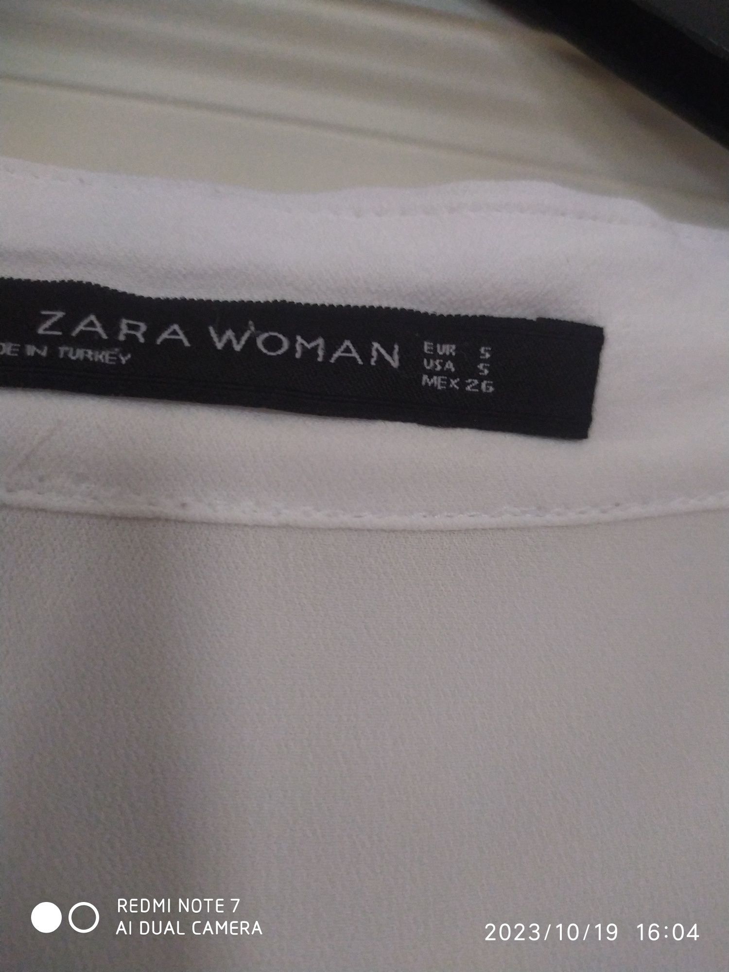 Túnica Zara tamanho S branca