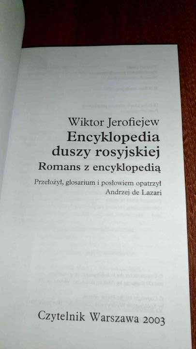 Wiktor Jerofiejew Encyklopedia duszy rosyjskiej