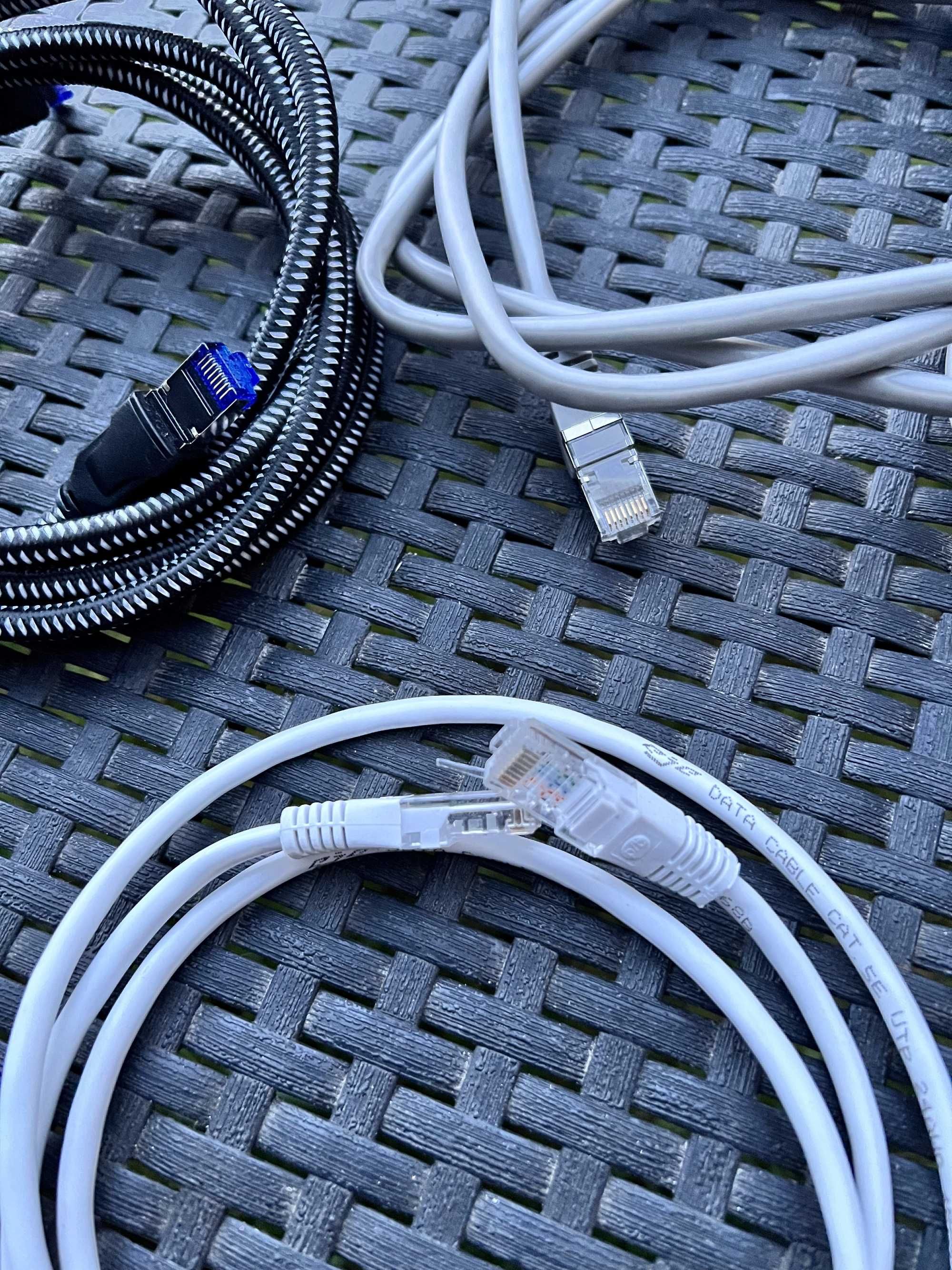 Kable Ethernet RJ45 x3 0,5 m / 1 m / 1,5 m