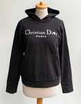 Bluza Czarna Christian Dior Dresowa Dres S 36 Czerń