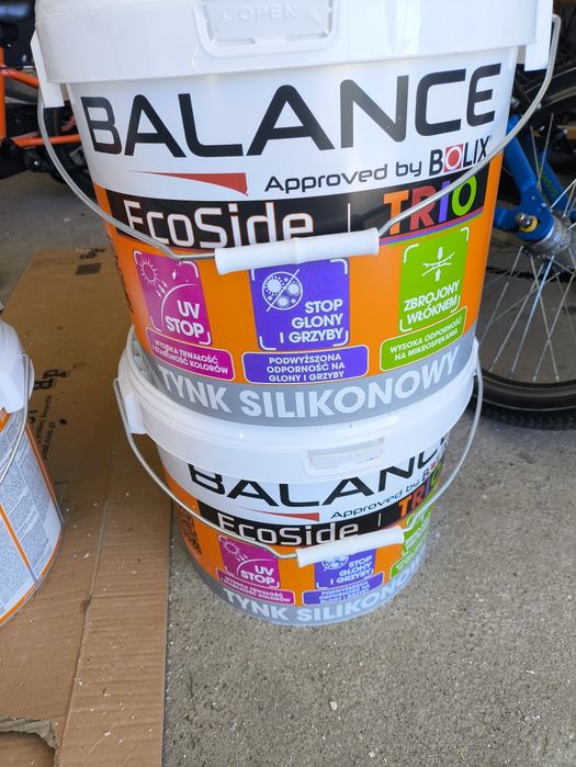 Tynk silikonowy bolix 25kg kolor czarny RAL 9005