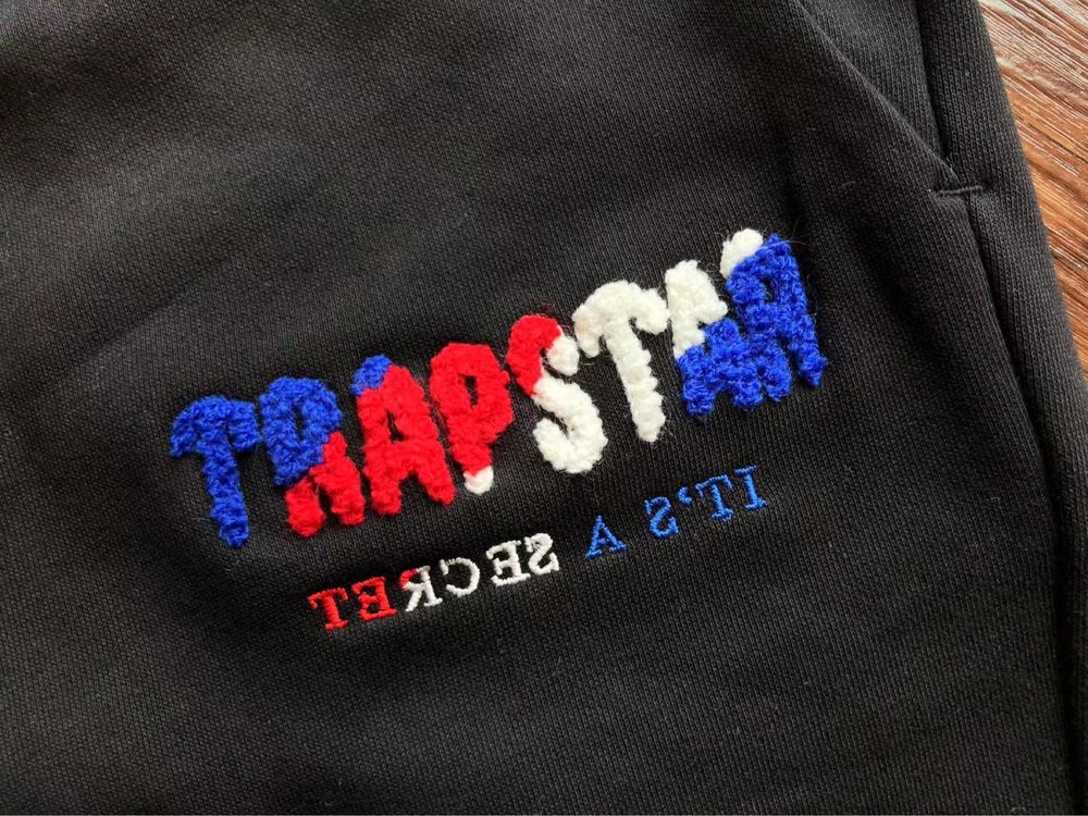 Krótkie Spodenki Dresowe Trapstar London Czarne Szare