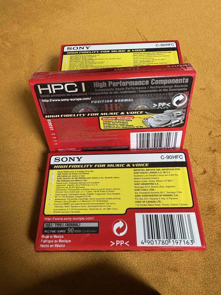 Kasety magnetofonowe Sony HF 90 nowe