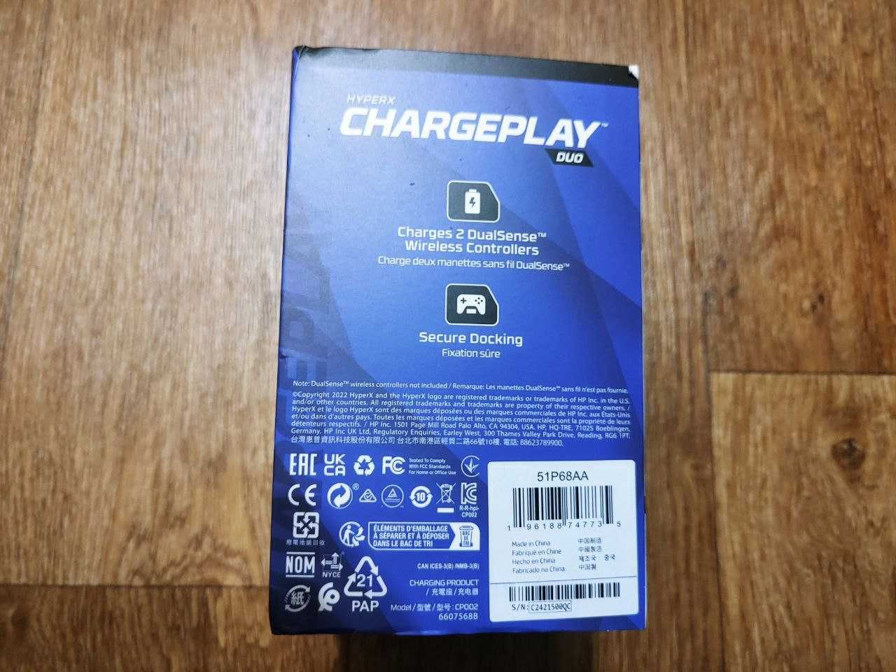 Зарядная станция HyperX ChargePlay Duo для Sony Playstation 5 PS5