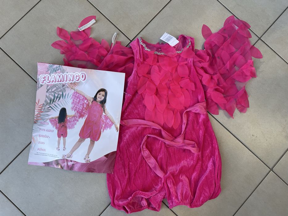 Kostium stroj przebranie roz.7/10 lat Flaming karnawał balik