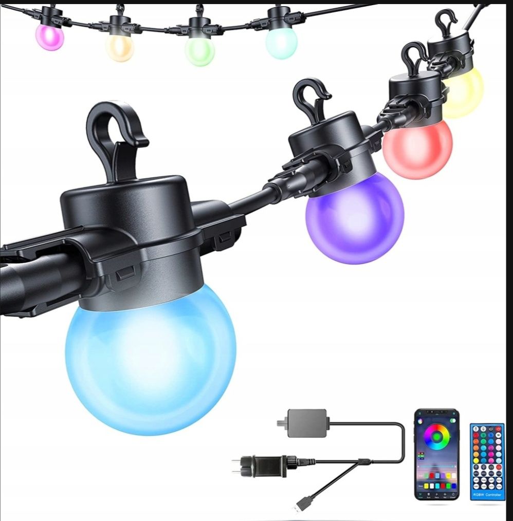 ELRIGS lampki Led RGBW Girlanda pilot