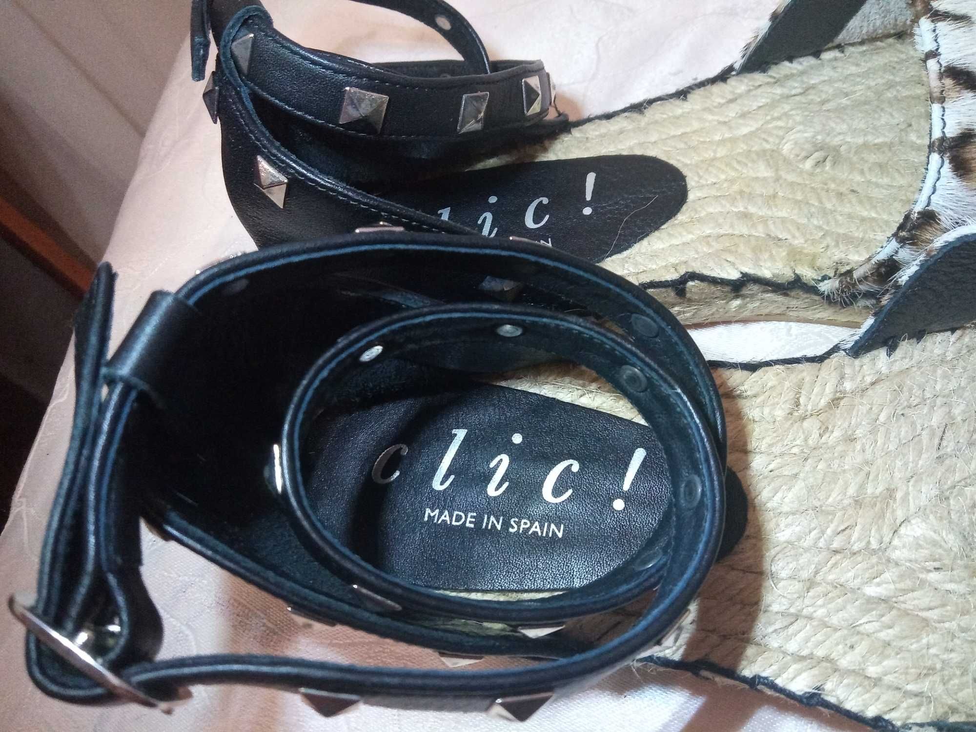 Босоножки / эспадрильи Clic! (Испания, ручная работа)