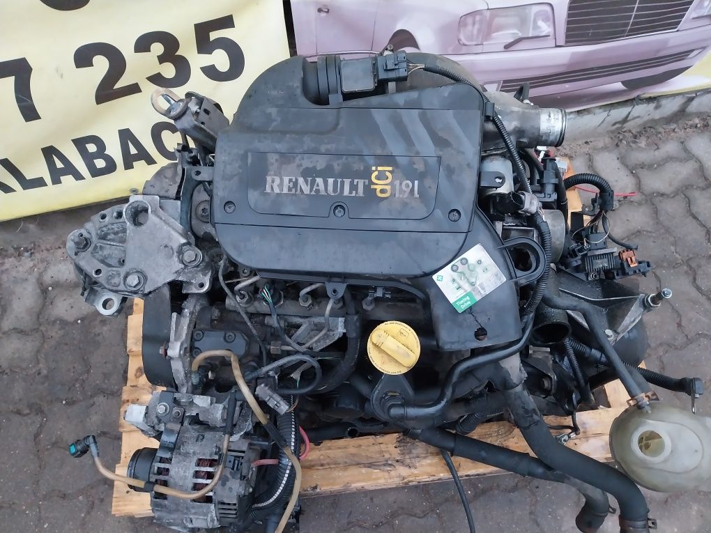 Renault Scenic I 1.9 Dci F8T silnik kompletny z osprzętem skrzynia