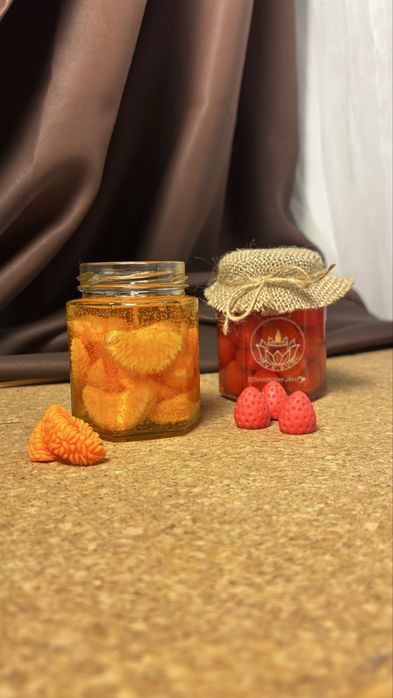 Velas de jam naturais