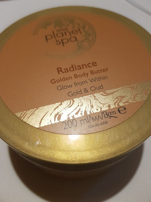 Avon Planet Spa Radiance masło do ciała ze złotem