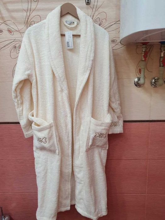 Махровый халат FRETTE, Италия, новый, S и XL, унисекс, премиальные