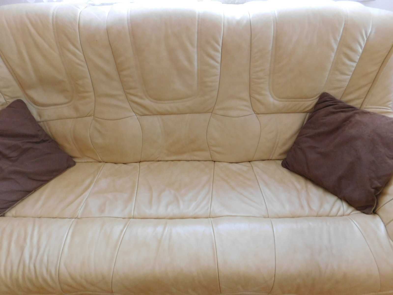Sofa kanapa skórzana 2 sztuki