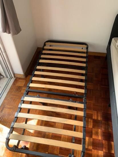 Base de cama solteiro