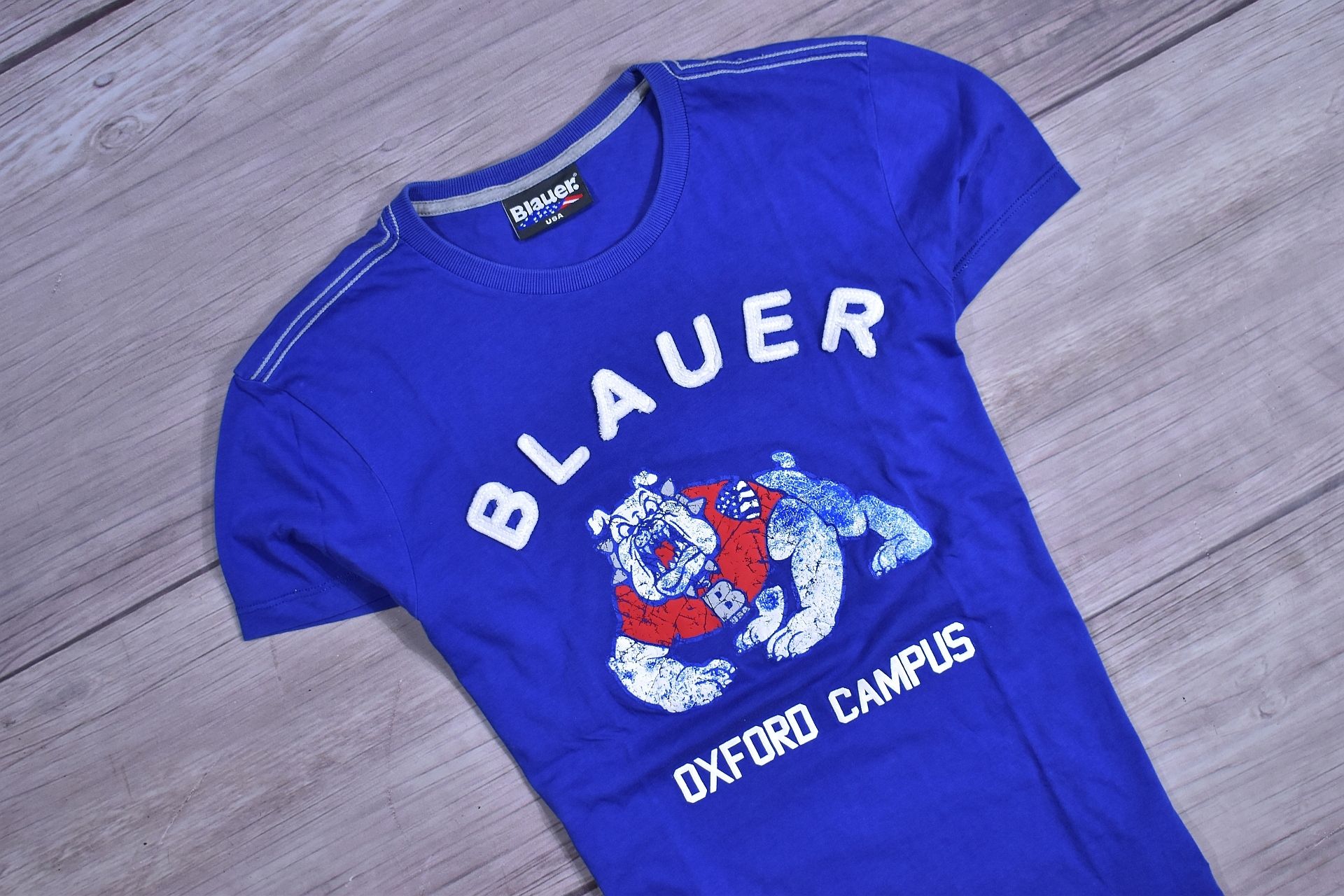 Blauer Męska Logowana Koszulka Premium / S
