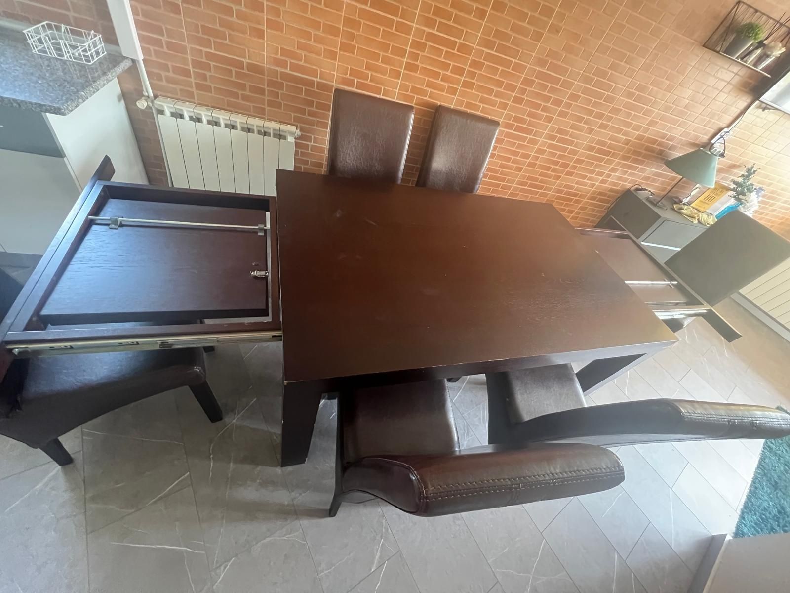 Mesa Jantar extensível madeira maciça