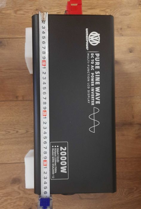 Топовий інвертор Wemaxpower 12V-220V 2000W/4000W чистий синус, дисплей