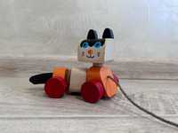 Розвиваючі іграшки: котик-каталка Cubika та деревʼяний літачок