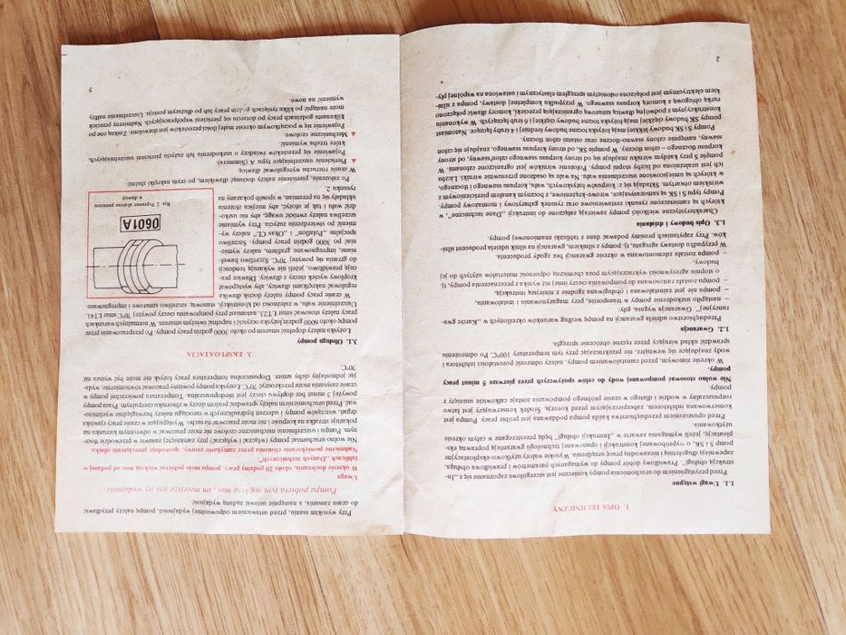 Instrukcja obsługi z okresu PRL