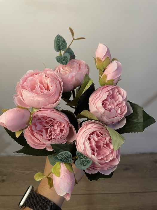 Букет зі штучних квітів, декор, фотозона, піони, півонія