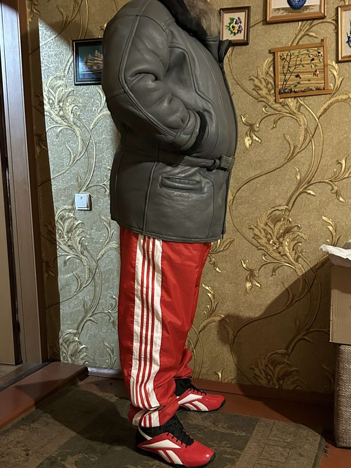 Пилот дублёнка авиатор лётная куртка XL size
