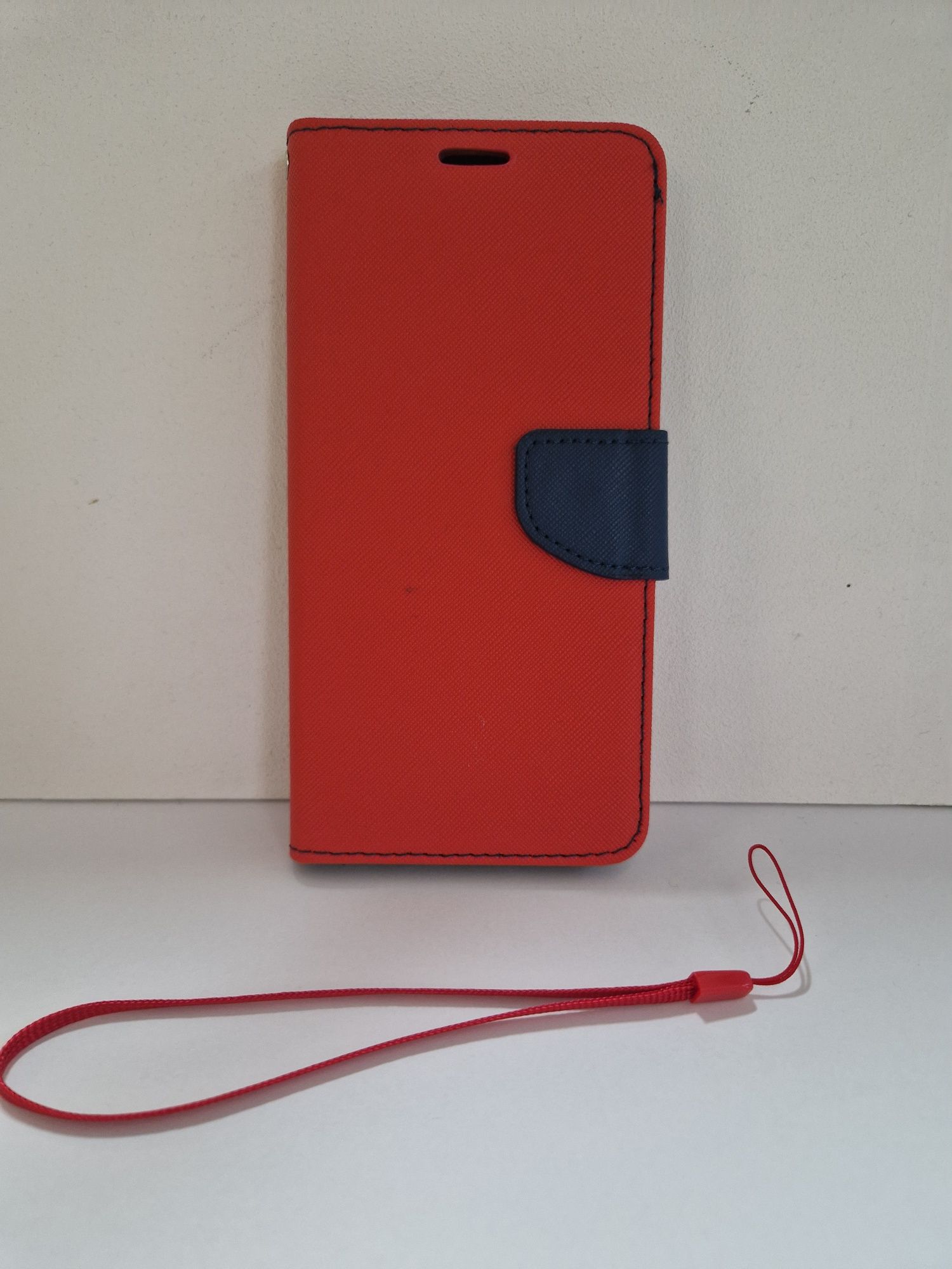 Kabura Fancy do Samsung Galaxy A22 5G czerwono-granatowa