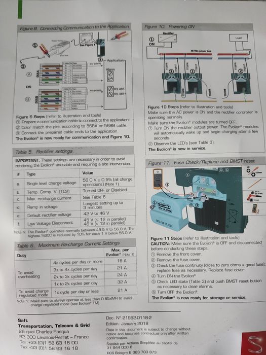 Акумулятор для гібридного інвертора 3.9kw saft evolion