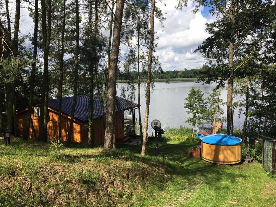 Domek letniskowy 2, jezioro, mazury, bania, wakacje