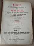 Biblia łacińsko-polska tom II 1896 Wilno rzadkość unikat