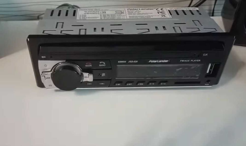 АВТОМАГНІТОЛА з bluetooth usb microsd 1 din з пультом шахтою кабелями