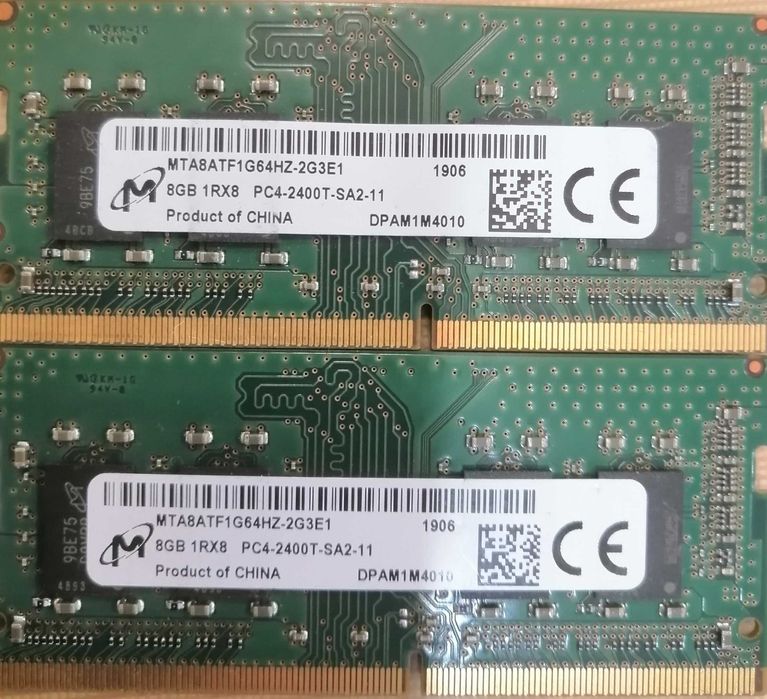 Память ноутбучна 8Gb DDR4 PC4-2400T