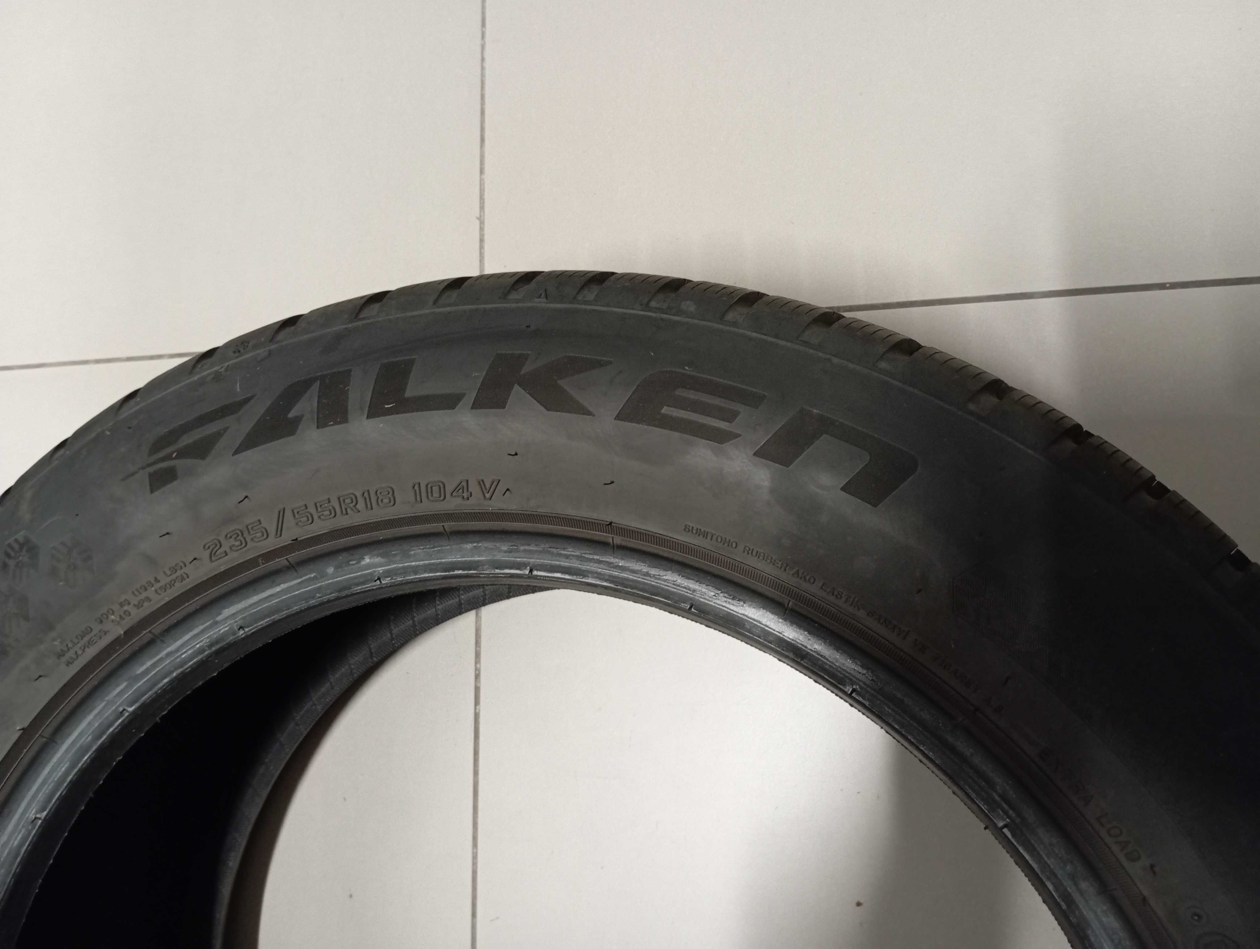 4 opony zimowe Falken 235/55R18 super stan z 2023 roku