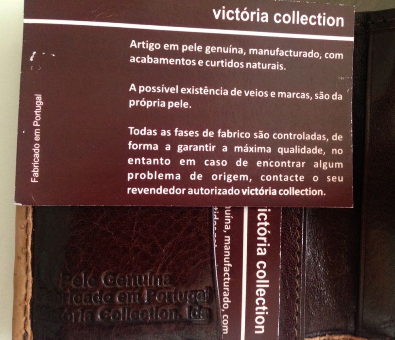 Carteira+porta-moedas em cortiça e pele genuína, marca nacional - NOVA