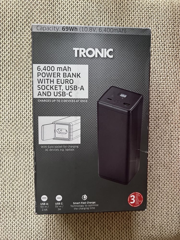 Зарядна станція нова TRONIC 6400  повербанк….