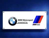 Baner plandeka BMW Motorsport powered by MPower 150x60cm