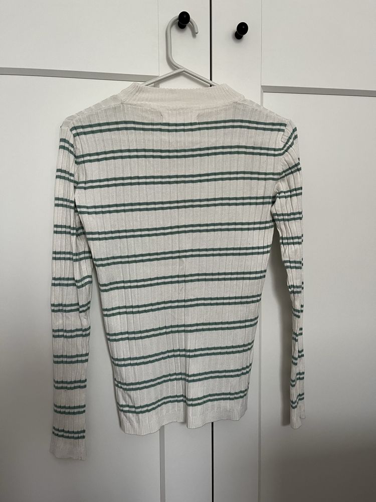 Sweter w paski sinsay