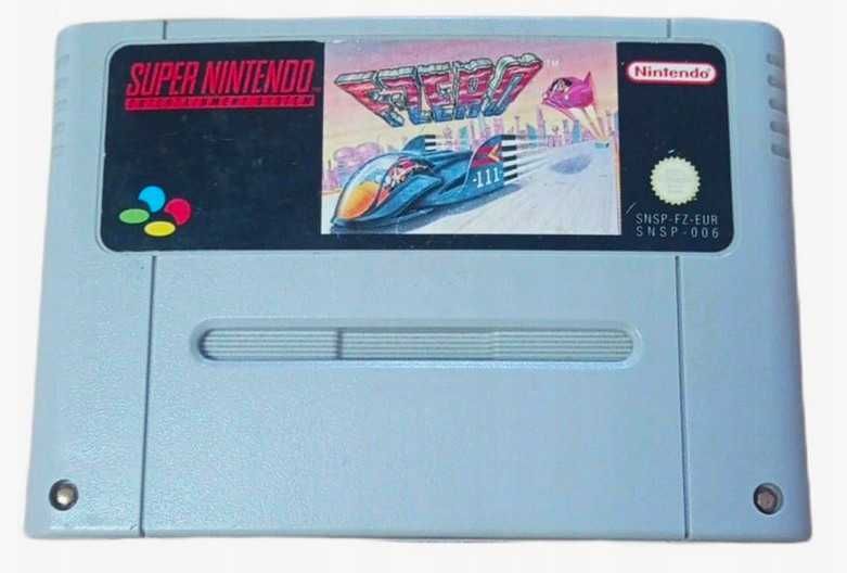 F-ZERO F ZERO SUPER NINTENDO gra RETRO stan bardzo dobry unikat