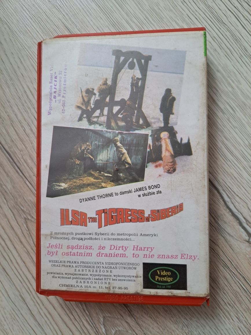 Elza-Syberyjska Tygrysica- Film Kaseta VHS Polski Lektor Unikat