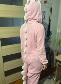 Кигуруми пижама дракон розовый подростковая