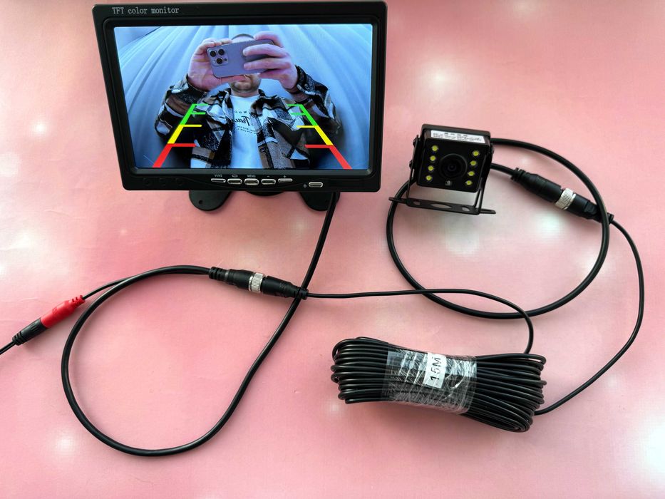 AHD монитор с камерой на грузовик (15 метров)