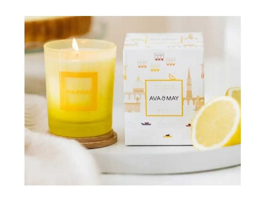 Świeca zapachowa 180g Ava & May - VALLETA