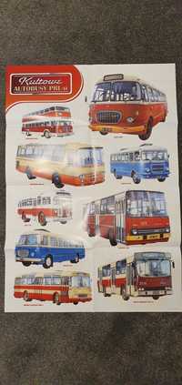 Plakat Kultowe Autobusy, Auta, Ciężarówki PRL kolekcja DeAgostini