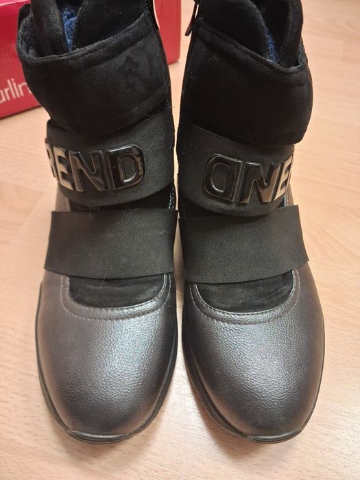 Жіночі р.40 (39) ботинки утеплені зима